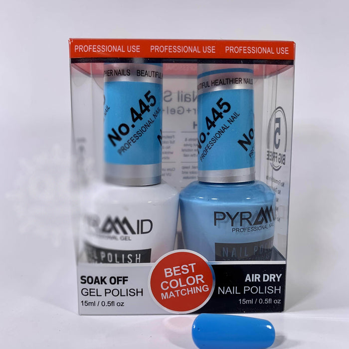 Pyramid Gel Polish + Nail Lacquer, 445, 0.5oz
