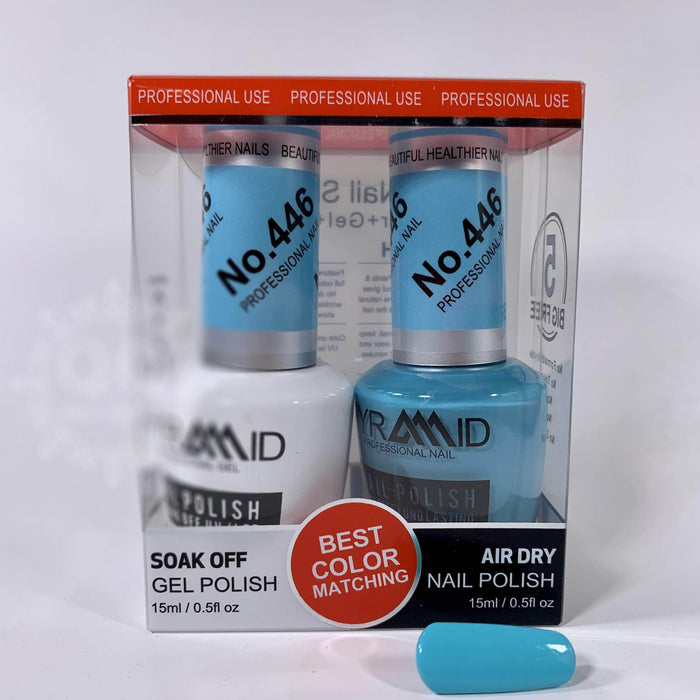 Pyramid Gel Polish + Nail Lacquer, 446, 0.5oz