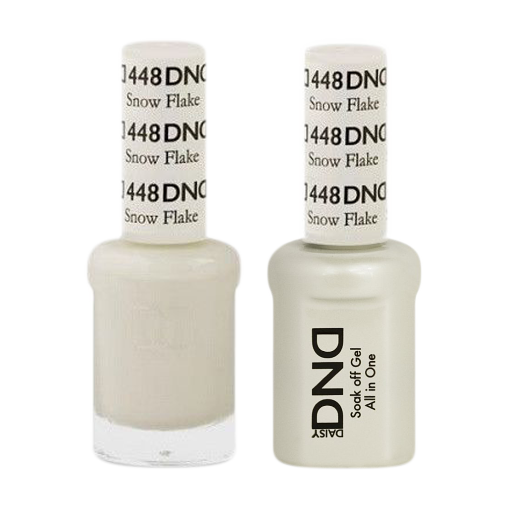 DND Nail Lacquer And Gel Polish, 448, Snow Flake, 0.5oz KK1211