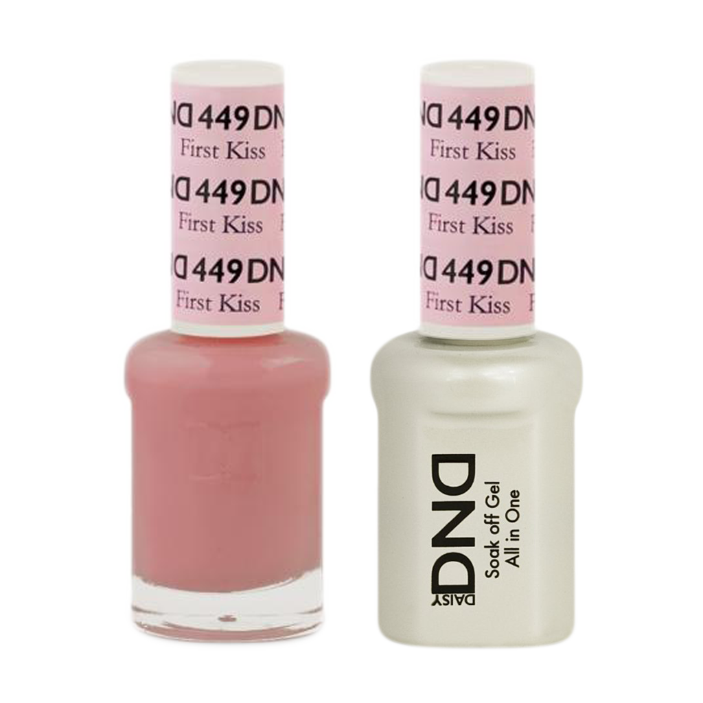 DND Nail Lacquer And Gel Polish, 449, First Kiss, 0.5oz KK1203