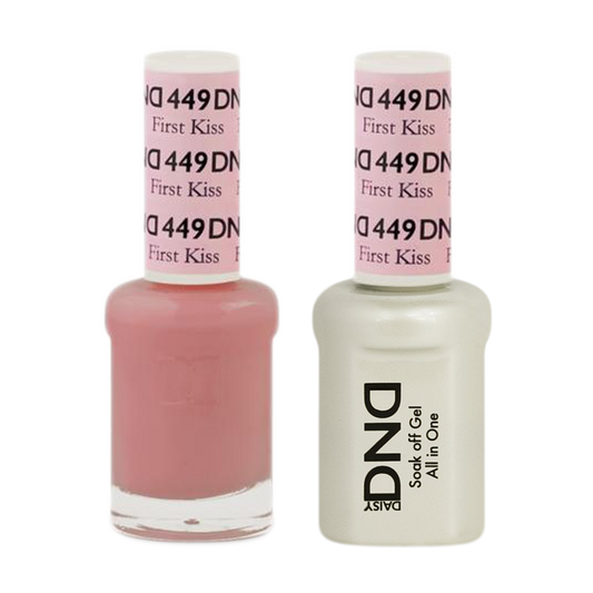 DND Nail Lacquer And Gel Polish, 449, First Kiss, 0.5oz KK1203