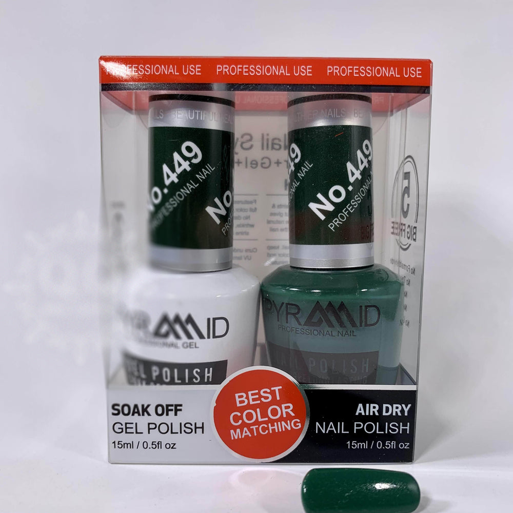 Pyramid Gel Polish + Nail Lacquer, 449, 0.5oz