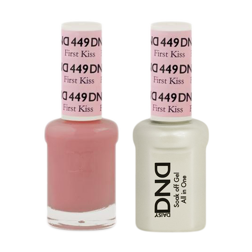DND Nail Lacquer And Gel Polish, 449, First Kiss, 0.5oz KK1203