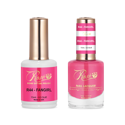 Rose Gel Polish And Nail Lacquer, 044, Fangirl, 0.5oz