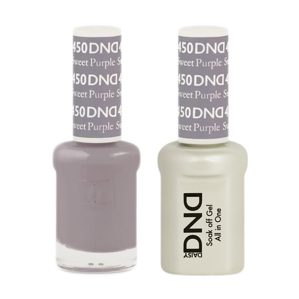 DND Nail Lacquer And Gel Polish, 450, Sweet Purple, 0.5oz MY0924