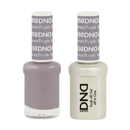 DND Nail Lacquer And Gel Polish, 450, Sweet Purple, 0.5oz MY0924