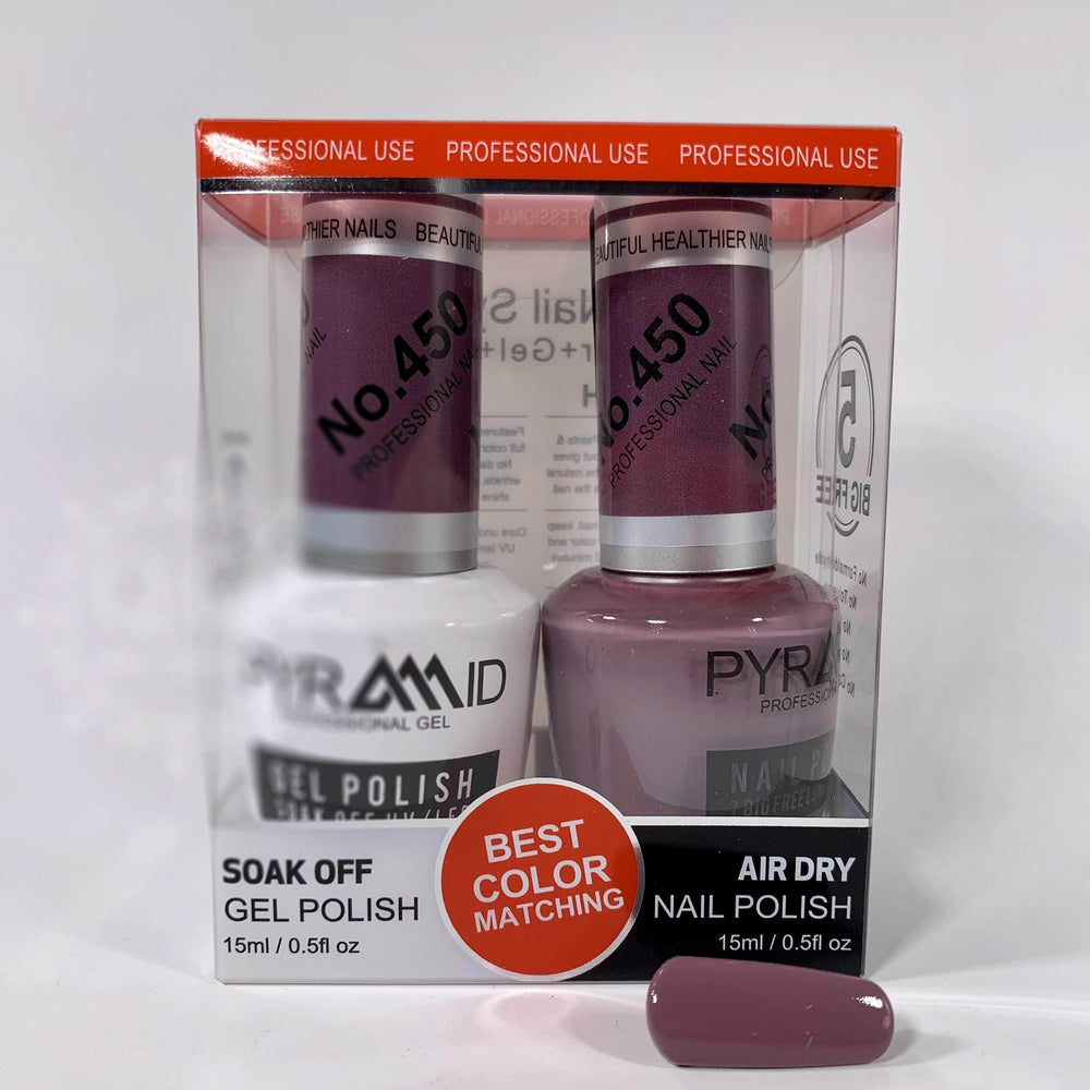 Pyramid Gel Polish + Nail Lacquer, 450, 0.5oz