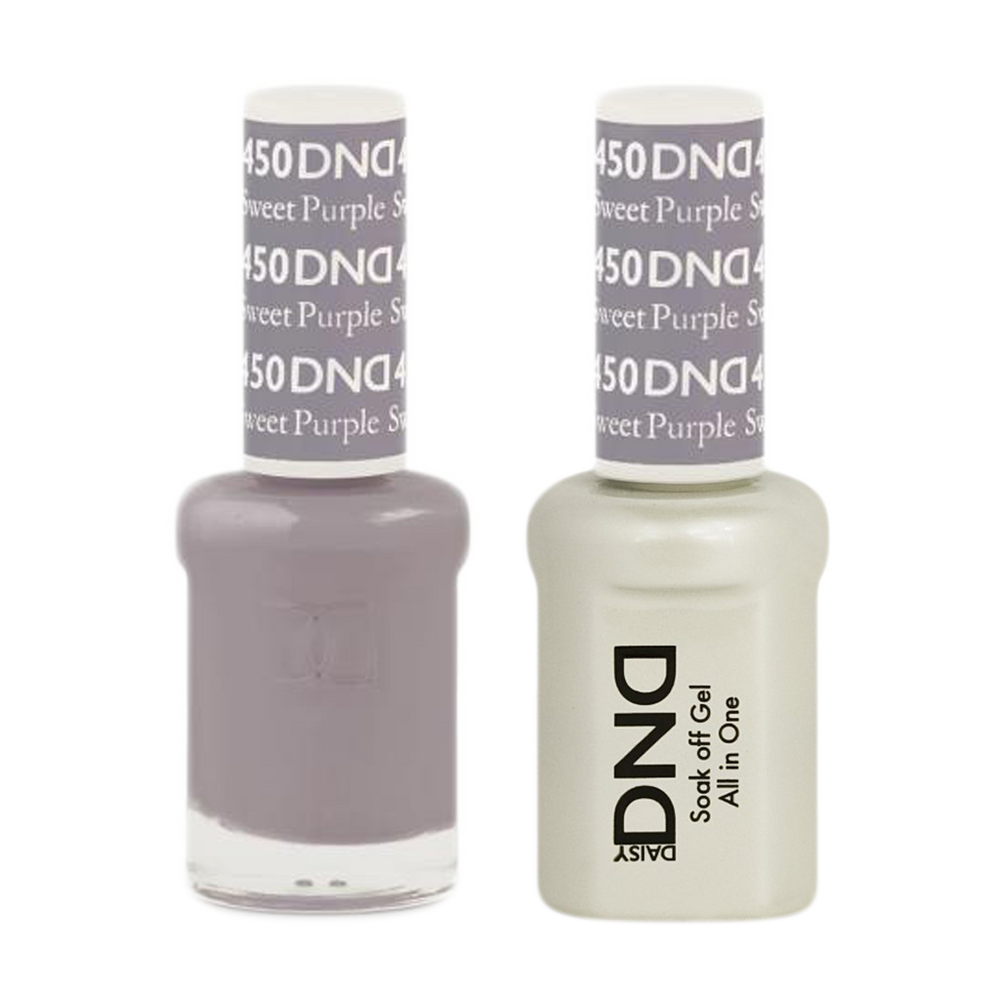 DND Nail Lacquer And Gel Polish, 450, Sweet Purple, 0.5oz MY0924