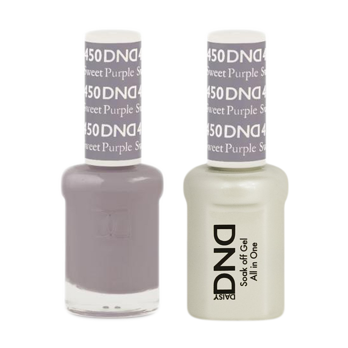 DND Nail Lacquer And Gel Polish, 450, Sweet Purple, 0.5oz MY0924