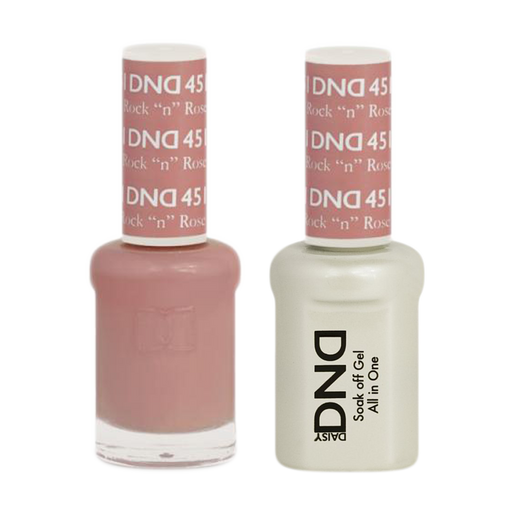 DND Nail Lacquer And Gel Polish, 451, Rock "N" Rose, 0.5oz MY0924