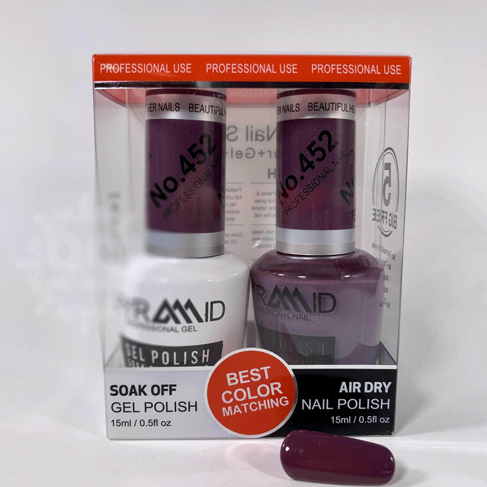 Pyramid Gel Polish + Nail Lacquer, 452, 0.5oz