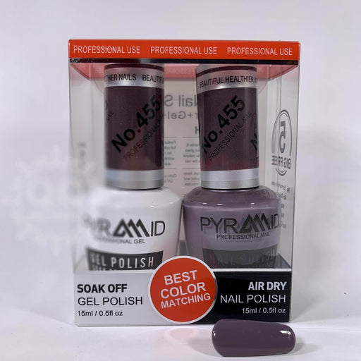 Pyramid Gel Polish + Nail Lacquer, 455, 0.5oz