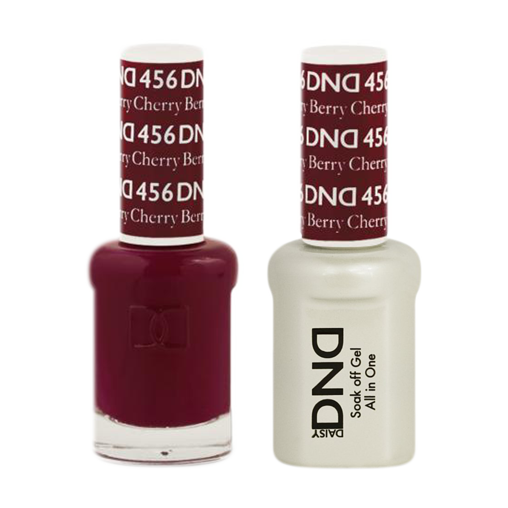 DND Nail Lacquer And Gel Polish, 456, Cherry Berry, 0.5oz MY0924