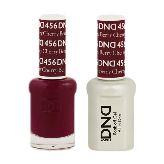 DND Nail Lacquer And Gel Polish, 456, Cherry Berry, 0.5oz MY0924