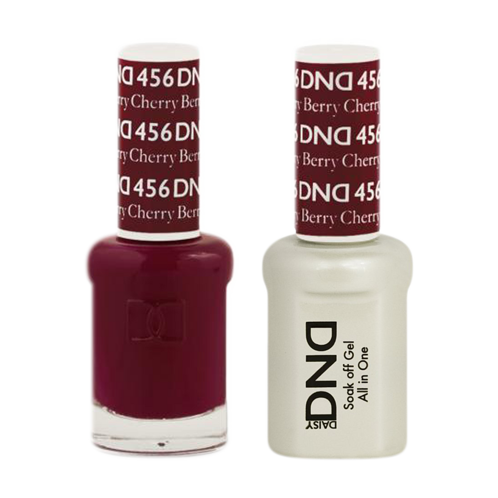 DND Nail Lacquer And Gel Polish, 456, Cherry Berry, 0.5oz MY0924