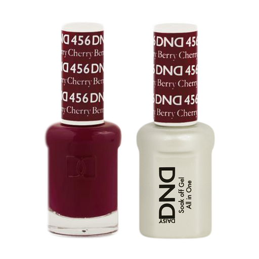 DND Nail Lacquer And Gel Polish, 456, Cherry Berry, 0.5oz MY0924