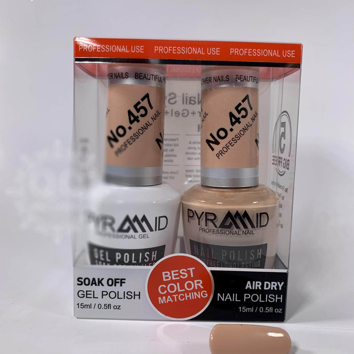 Pyramid Gel Polish + Nail Lacquer, 457, 0.5oz