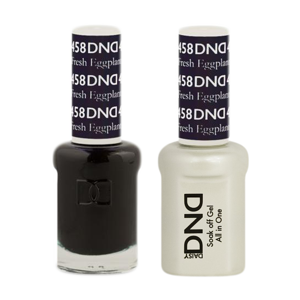 DND Nail Lacquer And Gel Polish, 458, Fresh Eggplant, 0.5oz MY0924