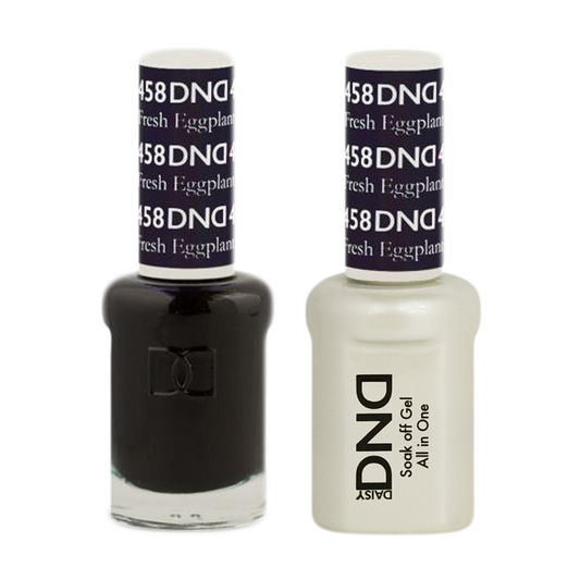 DND Nail Lacquer And Gel Polish, 458, Fresh Eggplant, 0.5oz MY0924