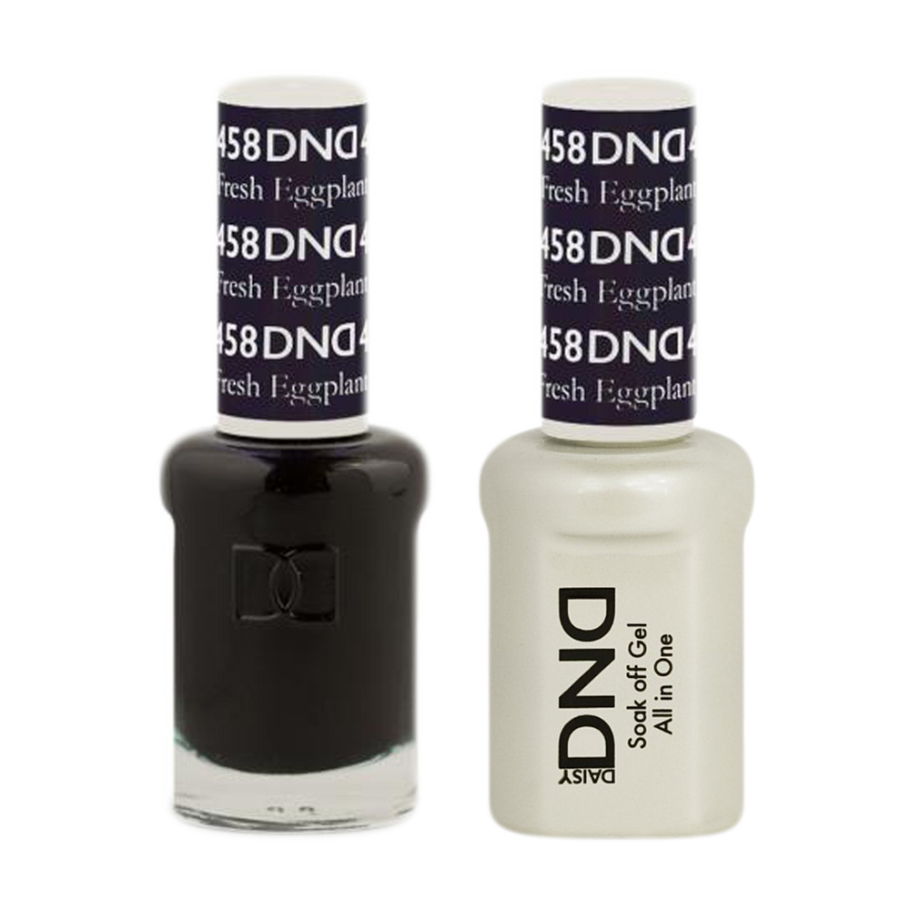 DND Nail Lacquer And Gel Polish, 458, Fresh Eggplant, 0.5oz MY0924