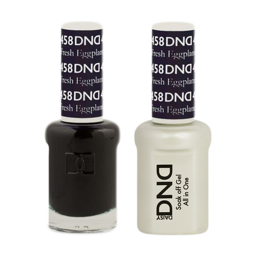 DND Nail Lacquer And Gel Polish, 458, Fresh Eggplant, 0.5oz MY0924