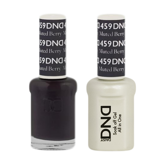 DND Nail Lacquer And Gel Polish, 459, Muted Berry, 0.5oz MY0924