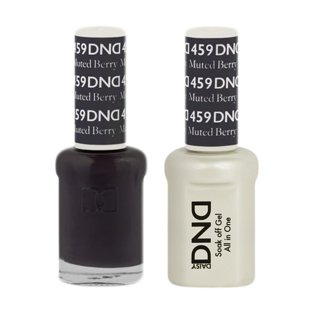 DND Nail Lacquer And Gel Polish, 459, Muted Berry, 0.5oz MY0924
