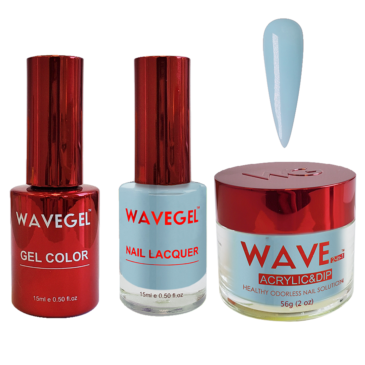 Wave Gel 4in1 Dipping Powder + Gel Polish + Nail Lacquer, QUEEN Collection, 045, Czarina