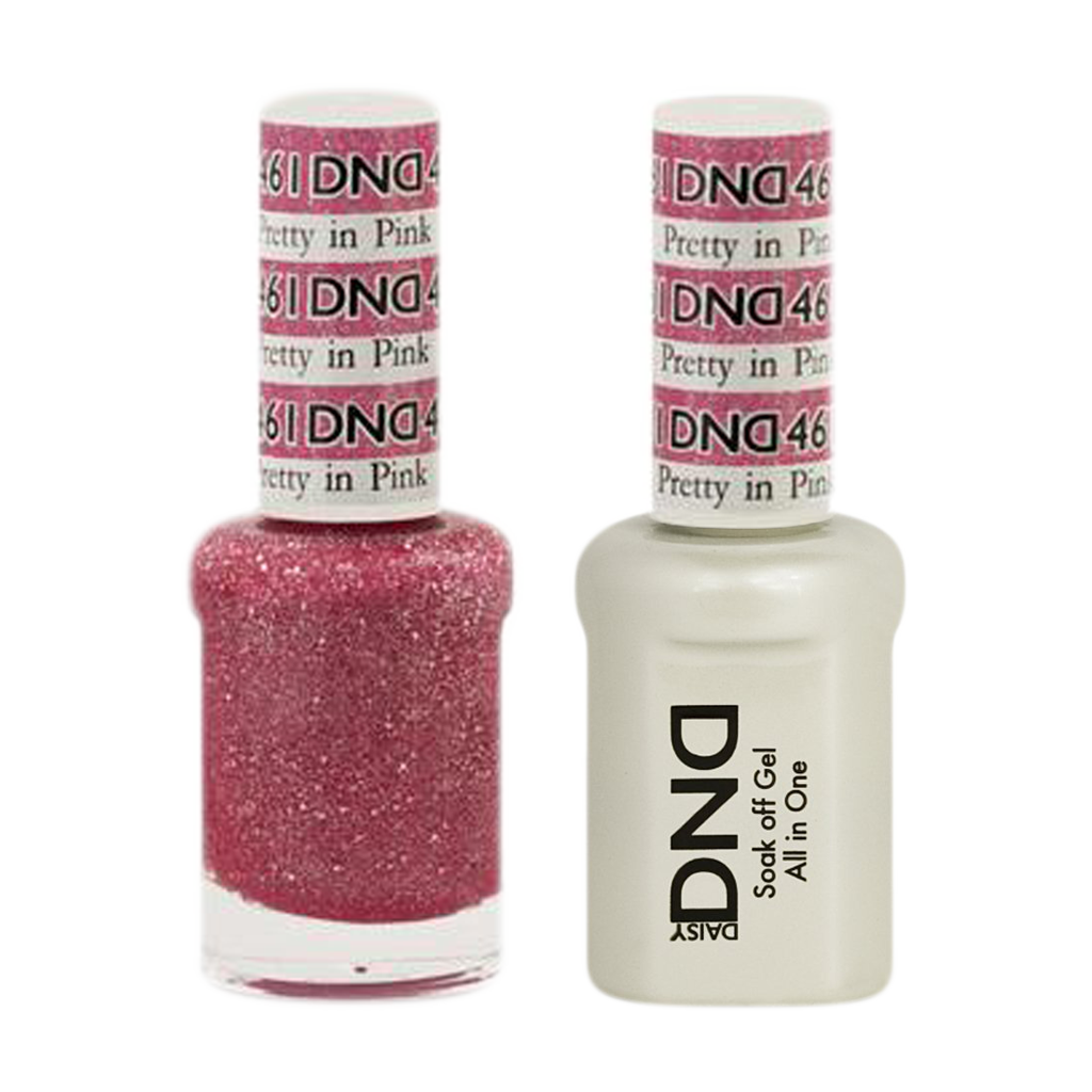 DND Nail Lacquer And Gel Polish, 461, Pretty In Pink, 0.5oz MY0924