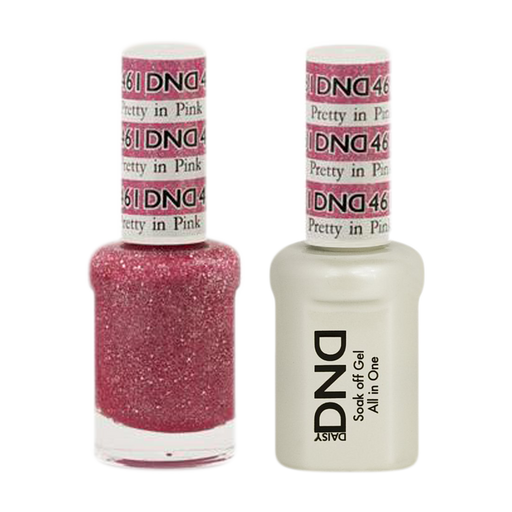 DND Nail Lacquer And Gel Polish, 461, Pretty In Pink, 0.5oz MY0924