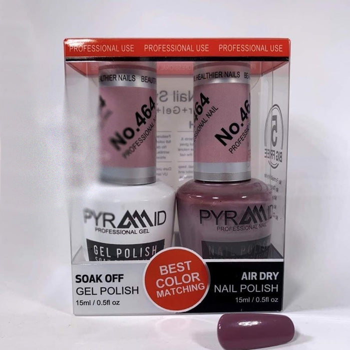 Pyramid Gel Polish + Nail Lacquer, 464, 0.5oz