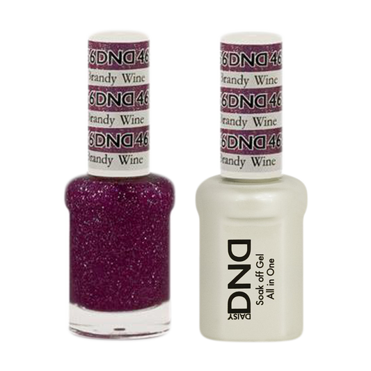 DND Nail Lacquer And Gel Polish, 466, Brandy Wine, 0.5oz MY0924