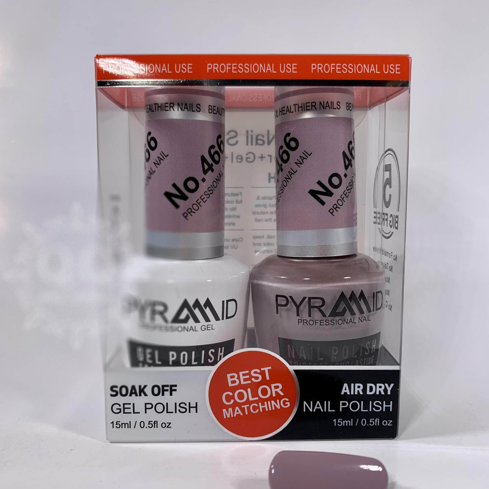Pyramid Gel Polish + Nail Lacquer, 466, 0.5oz