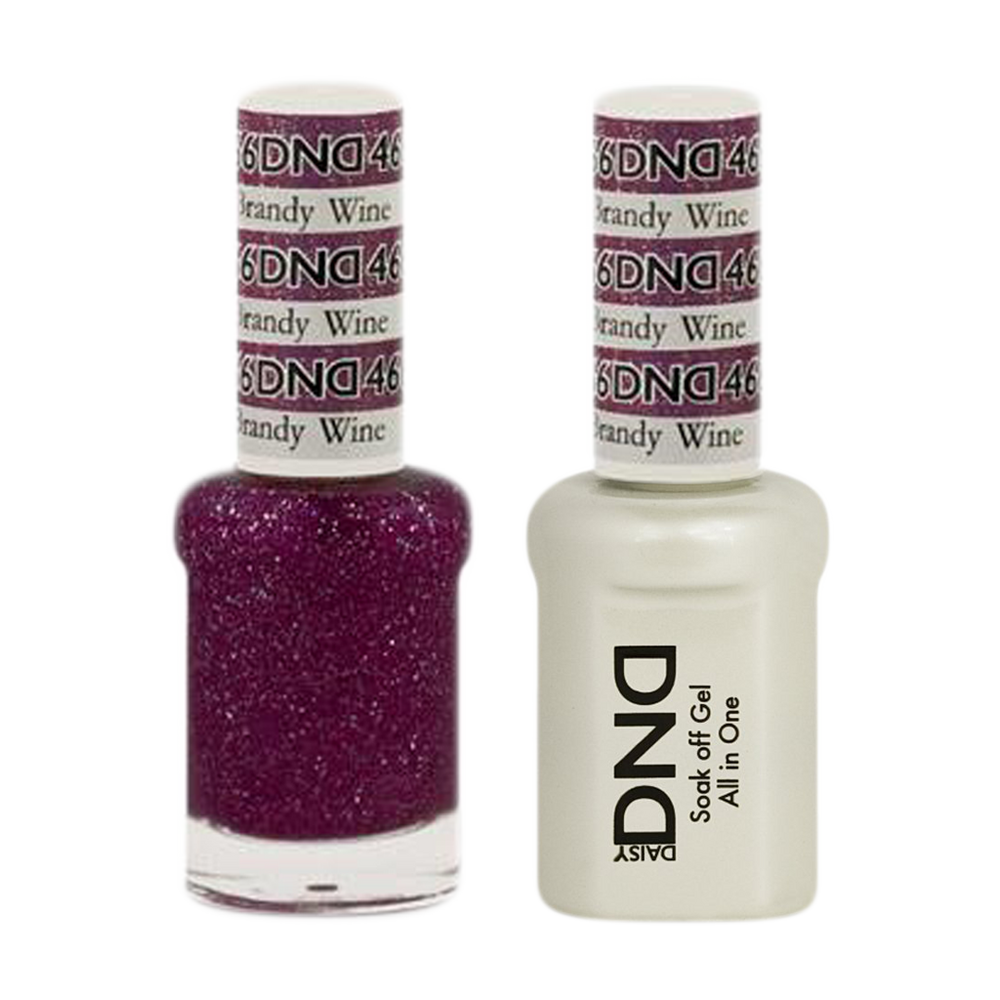 DND Nail Lacquer And Gel Polish, 466, Brandy Wine, 0.5oz MY0924