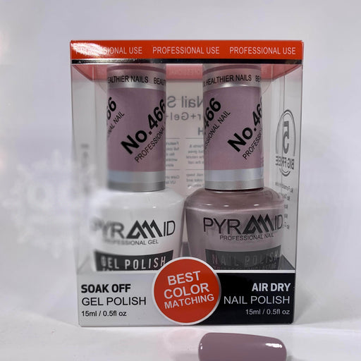 Pyramid Gel Polish + Nail Lacquer, 466, 0.5oz