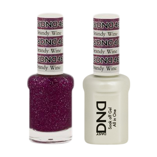 DND Nail Lacquer And Gel Polish, 466, Brandy Wine, 0.5oz MY0924