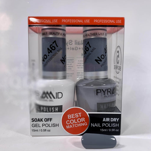 Pyramid Gel Polish + Nail Lacquer, 467, 0.5oz