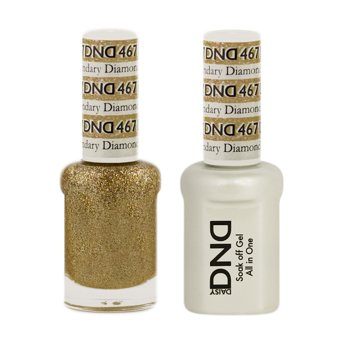 DND Nail Lacquer And Gel Polish, 467, Legendary Diamond, 0.5oz MY0924