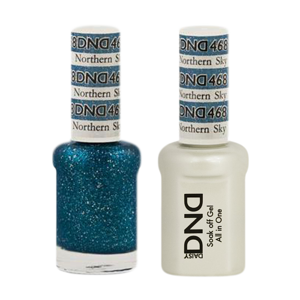 DND Nail Lacquer And Gel Polish, 468, Northern Sky, 0.5oz MY0924