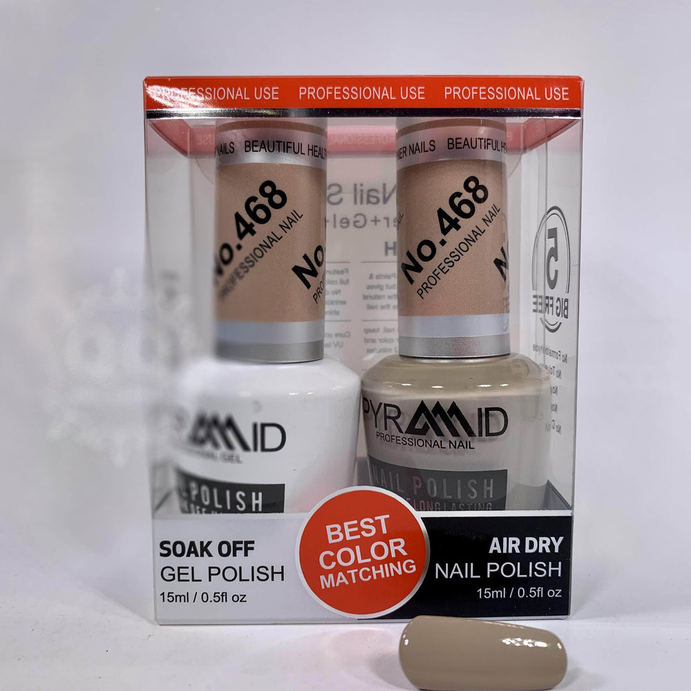 Pyramid Gel Polish + Nail Lacquer, 468, 0.5oz