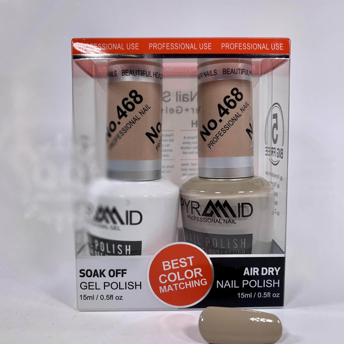 Pyramid Gel Polish + Nail Lacquer, 468, 0.5oz