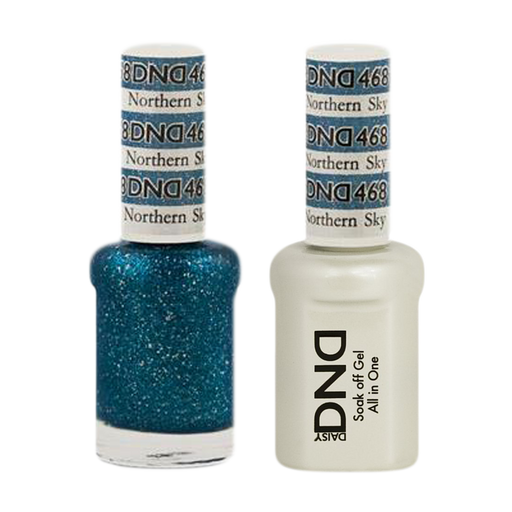 DND Nail Lacquer And Gel Polish, 468, Northern Sky, 0.5oz MY0924