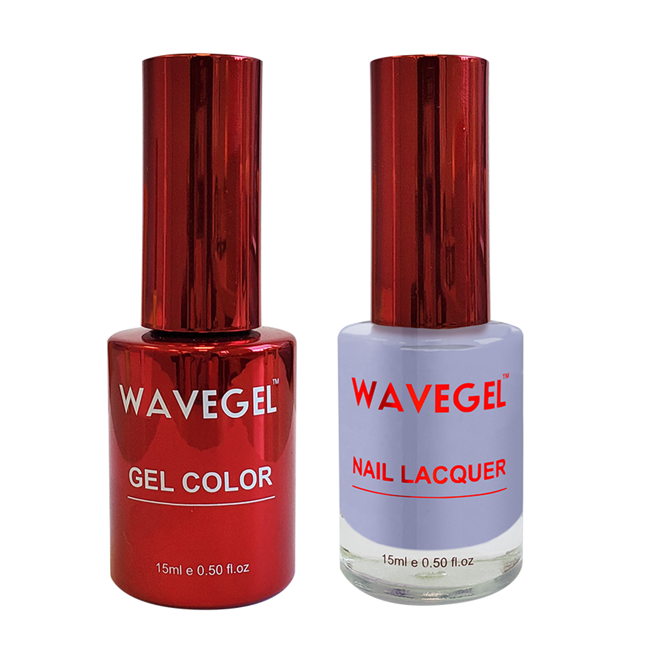 Wave Gel Nail Lacquer + Gel Polish, QUEEN Collection, 046, Periwinkle Princess, 0.5oz