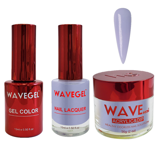 Wave Gel 4in1 Dipping Powder + Gel Polish + Nail Lacquer, QUEEN Collection, 046, Periwinkle Princess