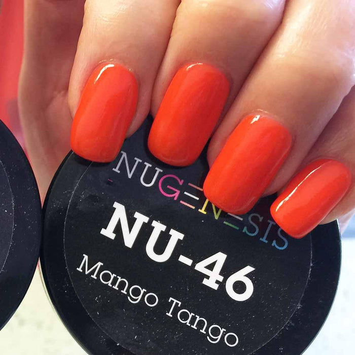 Nugenesis Dipping Powder, NU 046, Mango Tango, 2oz MH1005