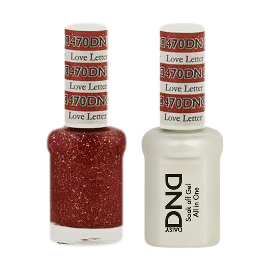 DND Nail Lacquer And Gel Polish, 470, Love Letter, 0.5oz MY0924