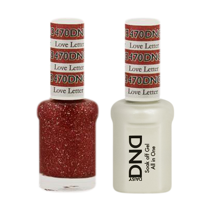 DND Nail Lacquer And Gel Polish, 470, Love Letter, 0.5oz MY0924