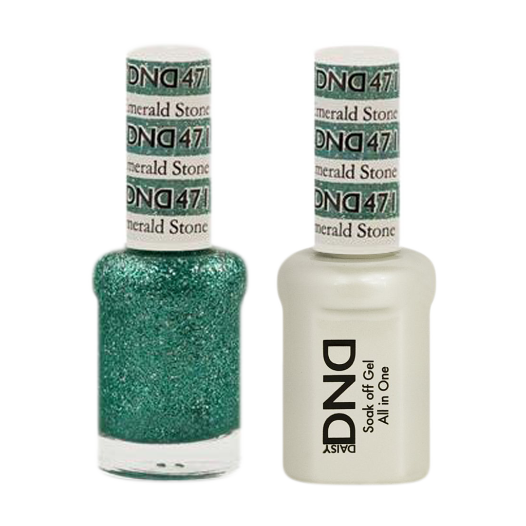 DND Nail Lacquer And Gel Polish, 471, Emerald Stone, 0.5oz MY0924