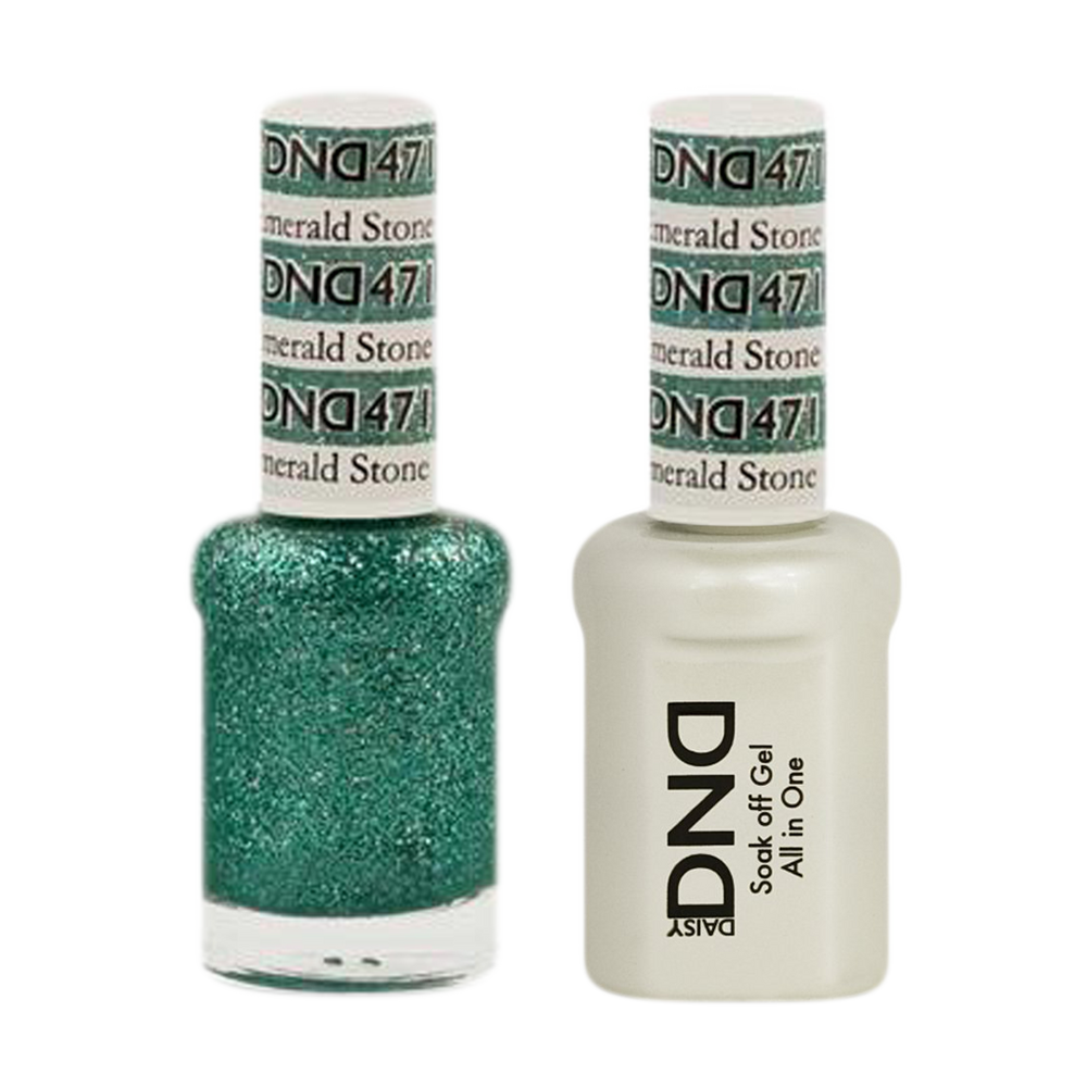 DND Nail Lacquer And Gel Polish, 471, Emerald Stone, 0.5oz MY0924