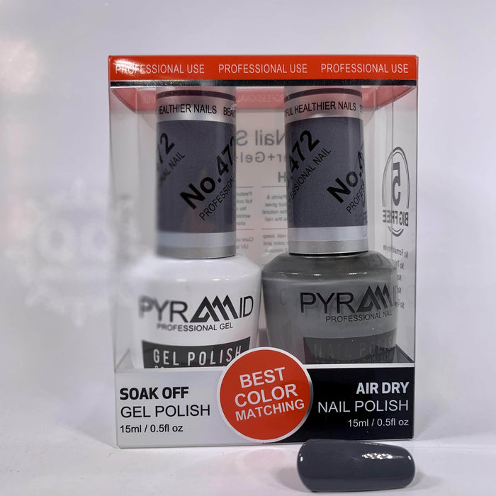 Pyramid Gel Polish + Nail Lacquer, 472, 0.5oz